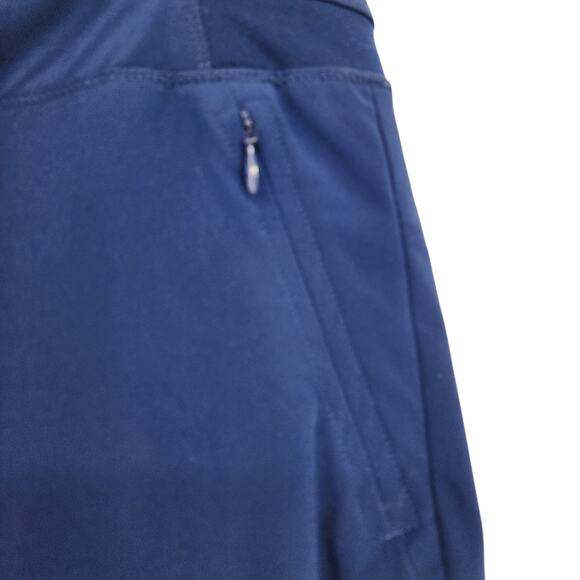 Chicos Perfect Stretch Josie Slim Ankle Straight Leg Blue Pants Trousers Size 1R - Picture 2 of 5